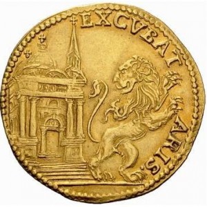 Реверс монеты Венецианская республика, 1 озелла, 1698