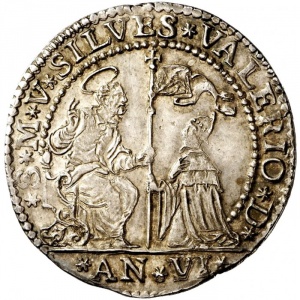 Аверс монеты Венецианская республика, 1 озелла, 1699, Карловицкий договор