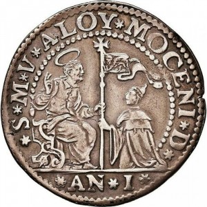 Аверс монеты Венецианская республика, 1 озелла, 1700