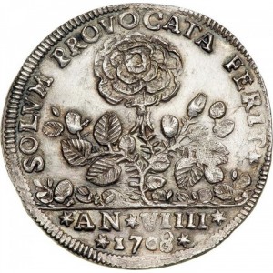 Реверс монеты Венецианская республика, 1 озелла, 1708, Нейтралитет Венеции в испанской войне