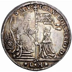 Аверс монеты Венецианская республика, 1 озелла, 1709
