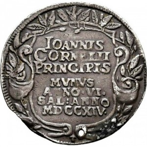 Реверс монеты Венецианская республика, 1 озелла, 1714