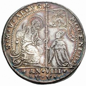 Аверс монеты Венецианская республика, 1 озелла, 1729