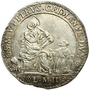 Аверс монеты Венецианская республика, 1 озелла, 1748