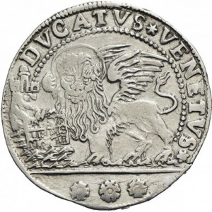 Реверс монеты Венецианская республика, 1 дукат, 1741-1751