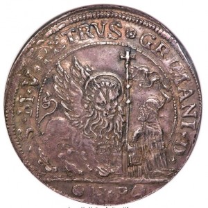 Реверс монеты Венецианская республика, 1 дукатон, 1741