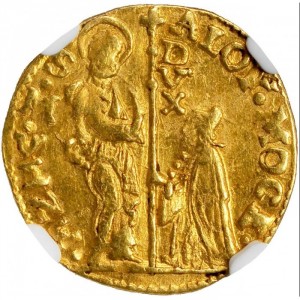 Аверс монеты Венецианская республика, ½ цехина, 1700