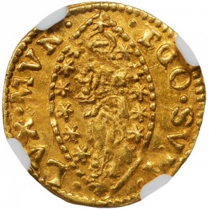 Реверс монеты Венецианская республика, ½ цехина, 1700