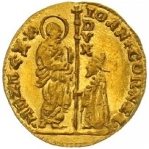 Аверс монеты Венецианская республика, 1 цехин, 1709