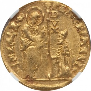 Аверс монеты Венецианская республика, 1 цехин, 1741