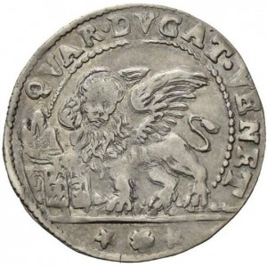 Реверс монеты Венецианская республика, ¼ дуката, 1675
