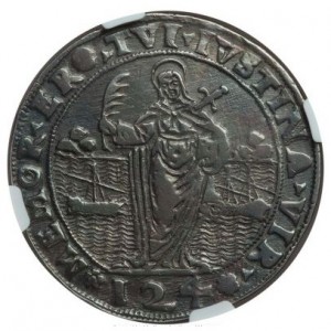 Реверс монеты Венецианская республика, 1 дукат, 1618
