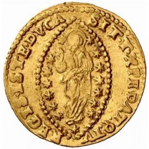 Реверс монеты Венецианская республика, 1 цехин, 1675
