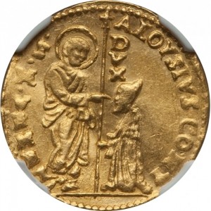 Аверс монеты Венецианская республика, 1 цехин, 1676