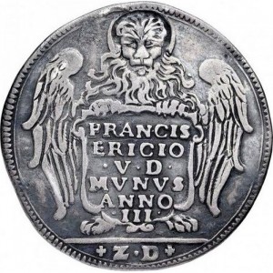 Аверс монеты Венецианская республика, 1 озелла, 1633, Большая пальма