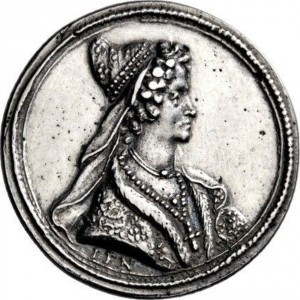 Аверс монеты Венецианская республика, 1 озелла, 1694, Элизабетта Квирини - жена Сильвестро Вальера