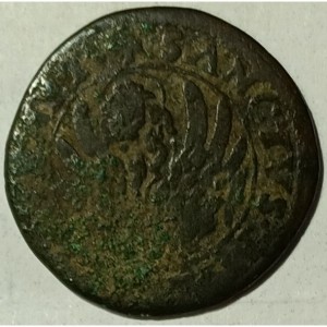 Реверс монеты Венецианская республика, 1 сесино, 1545