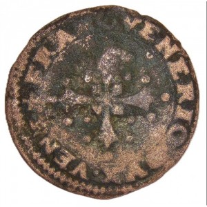 Аверс монеты Венецианская республика, 1 сесино, 1554