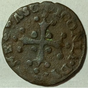 Аверс монеты Венецианская республика, 1 сесино, 1585