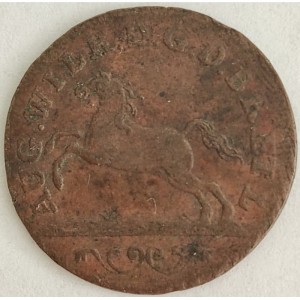 Аверс монеты Брауншвейг-Вольфенбюттель, 1 пфенниг, 1714-1729