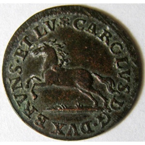 Аверс монеты Брауншвейг-Вольфенбюттель, 1 пфенниг, 1736-1779