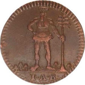 Аверс монеты Брауншвейг-Вольфенбюттель, 1 пфенниг, 1737-1780