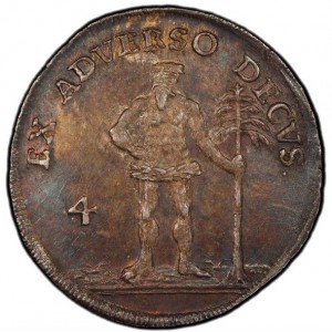 Аверс монеты Брауншвейг-Вольфенбюттель, 4 мариенгроша, 1731-1735