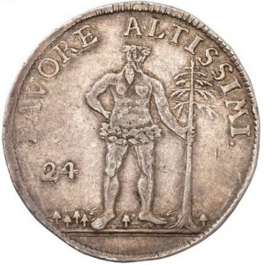Реверс монеты Брауншвейг-Вольфенбюттель, 24 мариенгроша, 1735