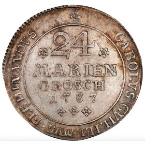 Реверс монеты Брауншвейг-Вольфенбюттель, 24 мариенгроша, 1784-1789