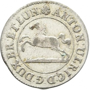 Аверс монеты Брауншвейг-Вольфенбюттель, ¹⁄₁₂ талера, 1704-1714