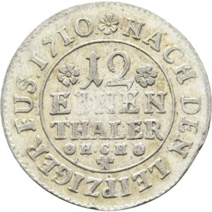 Реверс монеты Брауншвейг-Вольфенбюттель, ¹⁄₁₂ талера, 1704-1714