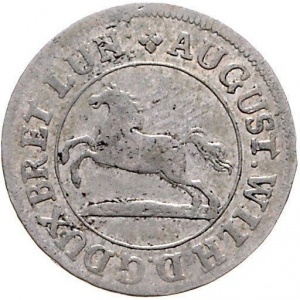 Аверс монеты Брауншвейг-Вольфенбюттель, ¹⁄₁₂ талера, 1714-1731