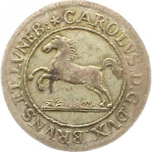 Аверс монеты Брауншвейг-Вольфенбюттель, ¹⁄₁₂ талера, 1737-1764