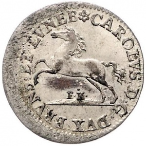 Аверс монеты Брауншвейг-Вольфенбюттель, ¹⁄₁₂ талера, 1747-1758