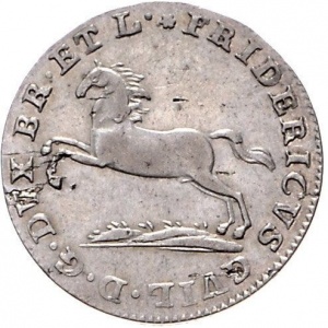 Аверс монеты Брауншвейг-Вольфенбюттель, ¹⁄₁₂ талера, 1813-1815