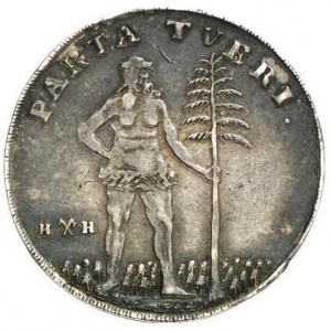 Реверс монеты Брауншвейг-Вольфенбюттель, ⅛ талера, 1715-1723