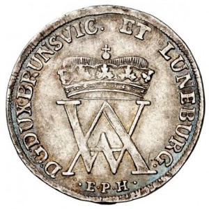 Аверс монеты Брауншвейг-Вольфенбюттель, ⅓ талера, 1716-1730