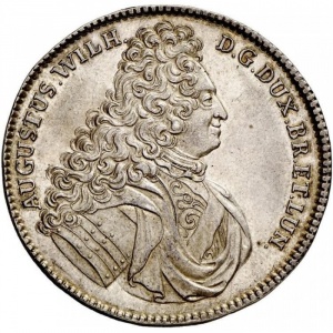 Аверс монеты Брауншвейг-Вольфенбюттель, 1 талер, 1714