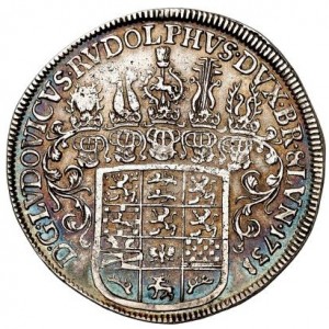 Аверс монеты Брауншвейг-Вольфенбюттель, 1 талер, 1731-1735