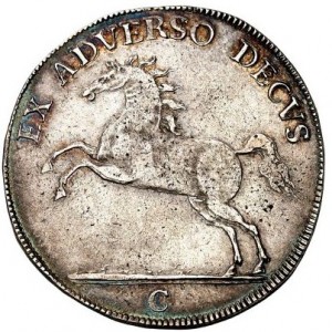 Реверс монеты Брауншвейг-Вольфенбюттель, 1 талер, 1731-1735