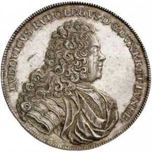 Аверс монеты Брауншвейг-Вольфенбюттель, 1 талер, 1735