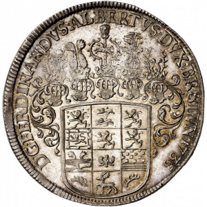 Аверс монеты Брауншвейг-Вольфенбюттель, 1 талер, 1735