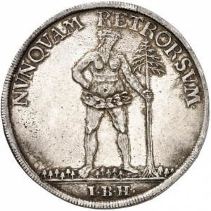 Реверс монеты Брауншвейг-Вольфенбюттель, 1 талер, 1735-1775