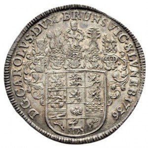 Аверс монеты Брауншвейг-Вольфенбюттель, 1 талер, 1735-1770