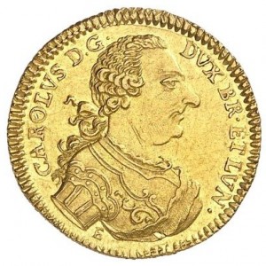 Аверс монеты Брауншвейг-Вольфенбюттель, 2½ талера, 1742-1775