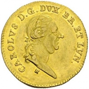 Аверс монеты Брауншвейг-Вольфенбюттель, 5 талеров, 1775-1778