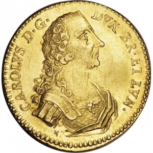 Аверс монеты Брауншвейг-Вольфенбюттель, 10 талеров, 1742-1764