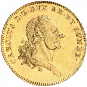 Аверс монеты Брауншвейг-Вольфенбюттель, 10 талеров, 1779