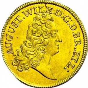 Аверс монеты Брауншвейг-Вольфенбюттель, 1 дукат, 1717, 200 лет Реформации