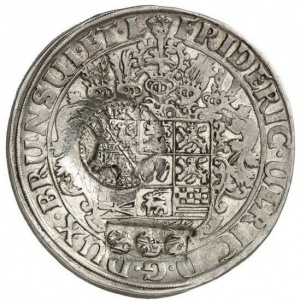 Аверс монеты Брауншвейг-Вольфенбюттель, 1 ефимок, 1655